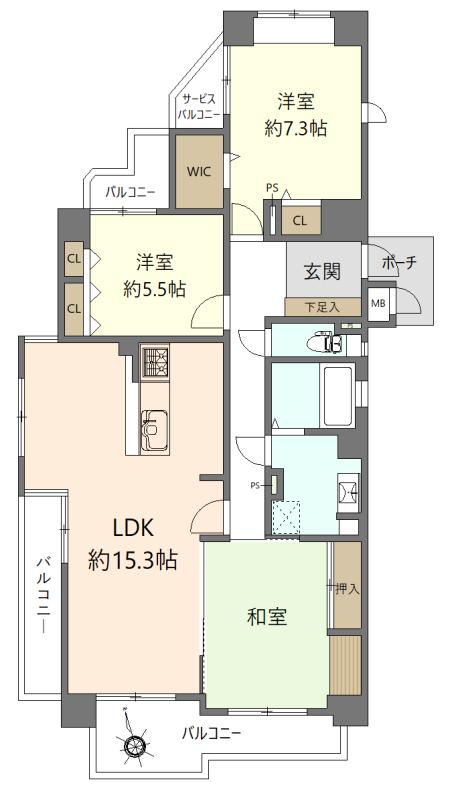 コート帝塚山万代_1