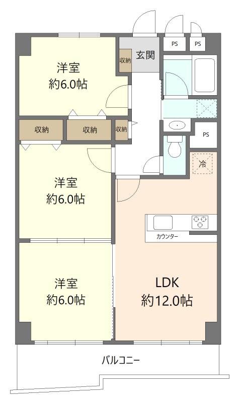 西道頓堀コーポ1号棟_0